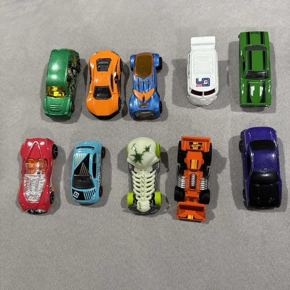 Lot Of 10 Hot Wheels Die Cast Matchbox & More Loose Cars Toy Cars Vehicles